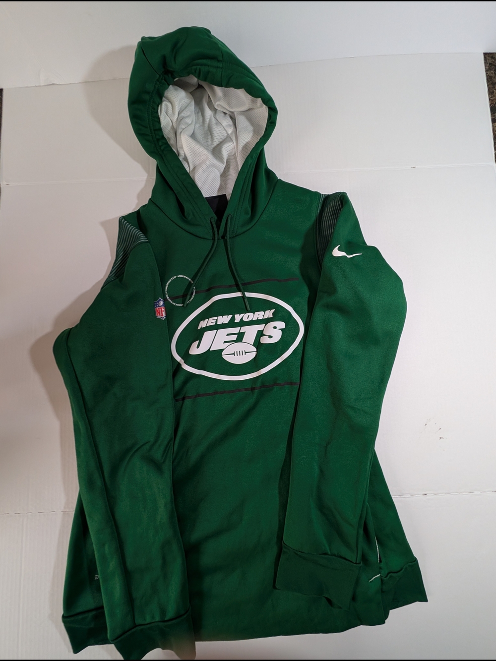 Nike Dry Fit New York Jets Green Pullover Hoodie